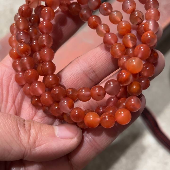 南红玛瑙未镶嵌颈饰