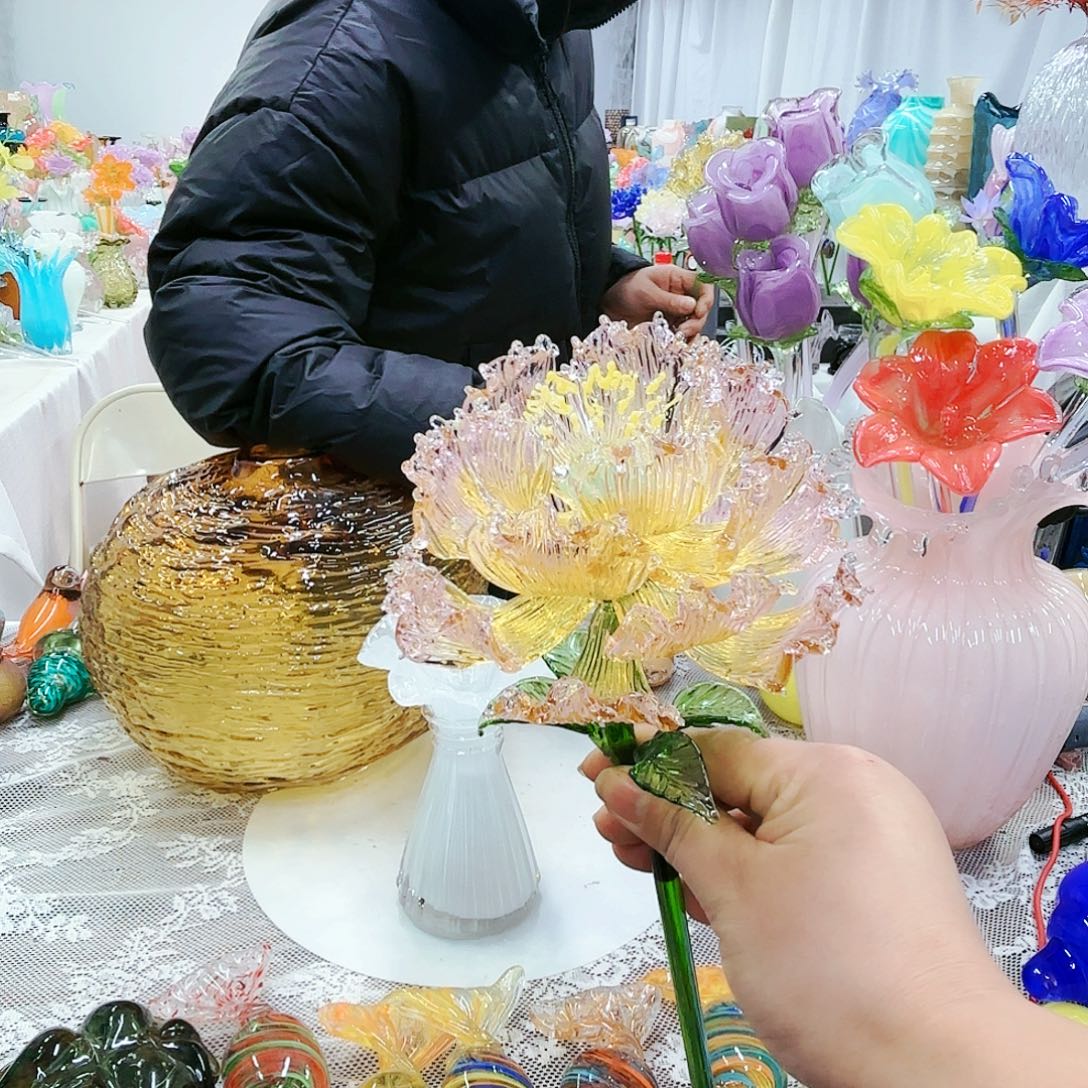 守***斋安妮家居琉璃花瓶摆件