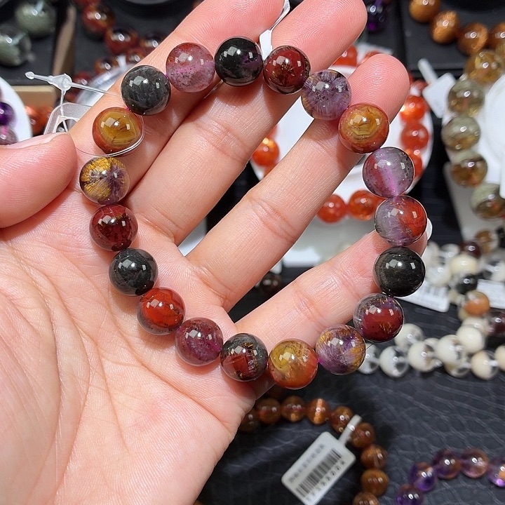 水晶手链未镶嵌极光天眼多宝