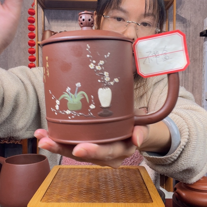 茶杯紫砂原矿紫砂杯