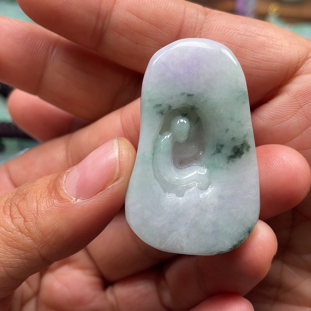 颈饰未镶嵌翡翠翡玉缘翡翠