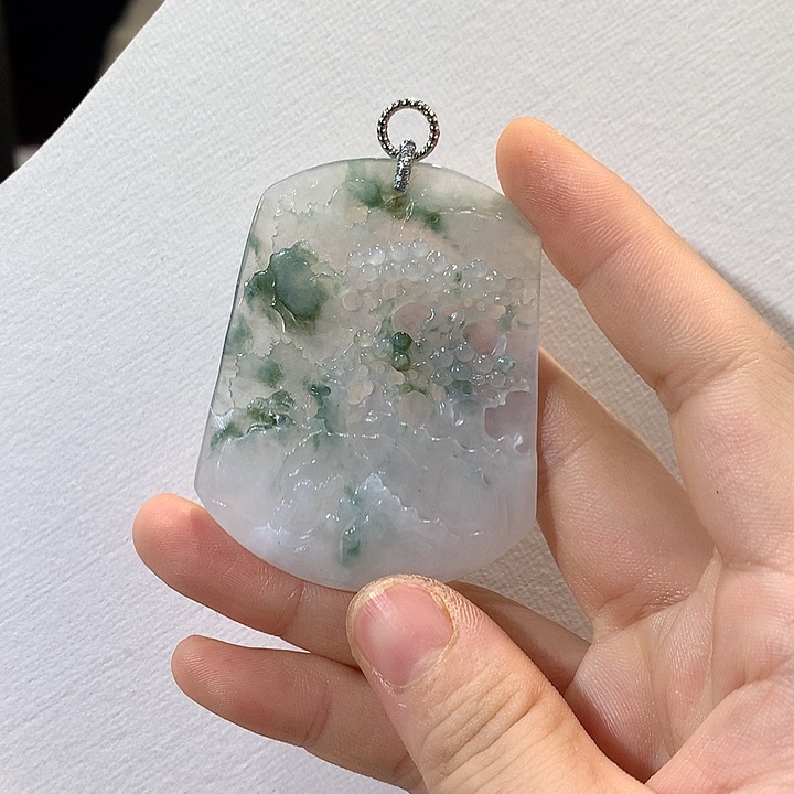 翡翠未镶嵌颈饰翡翠吊坠