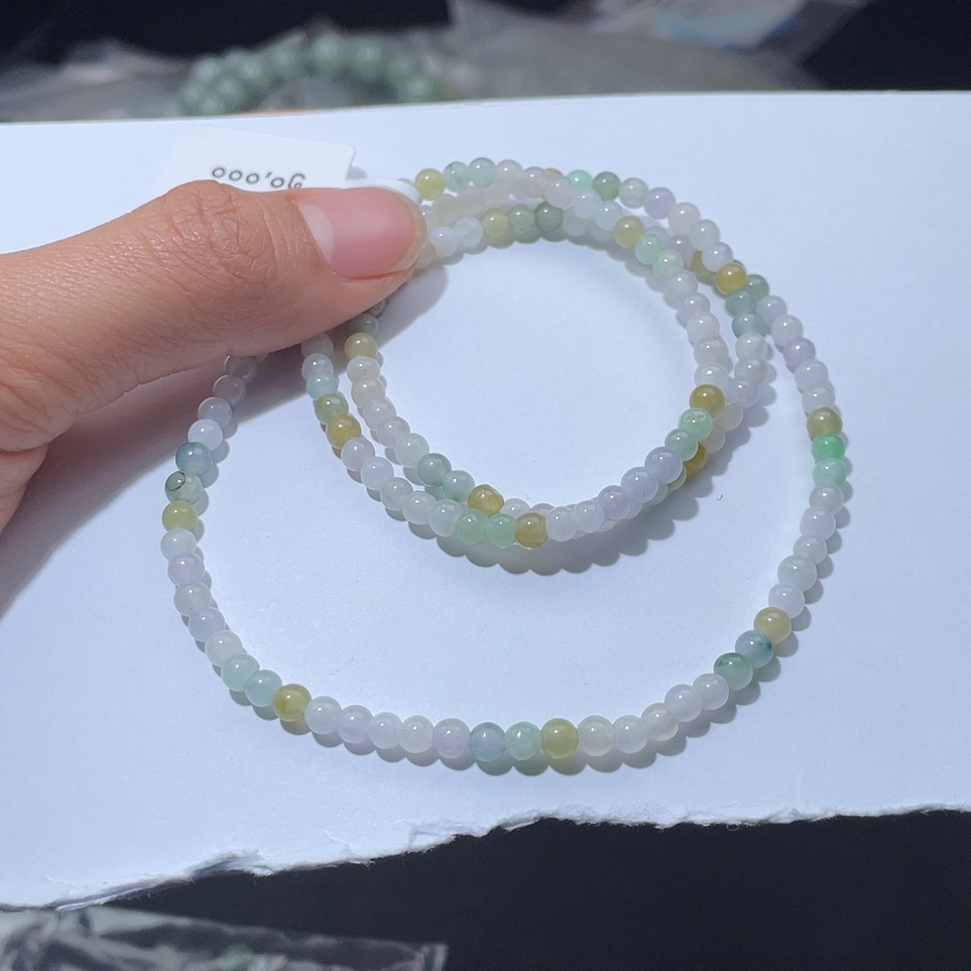 翡翠未镶嵌手链翡翠