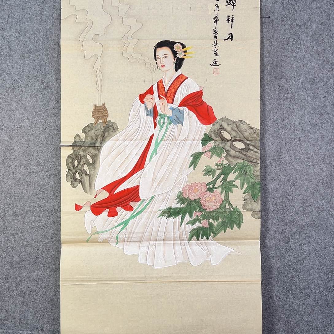 国画905 花鸟在此鸣叫时的鸣叫和