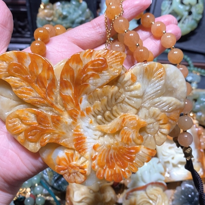 岫玉毛衣链未镶嵌