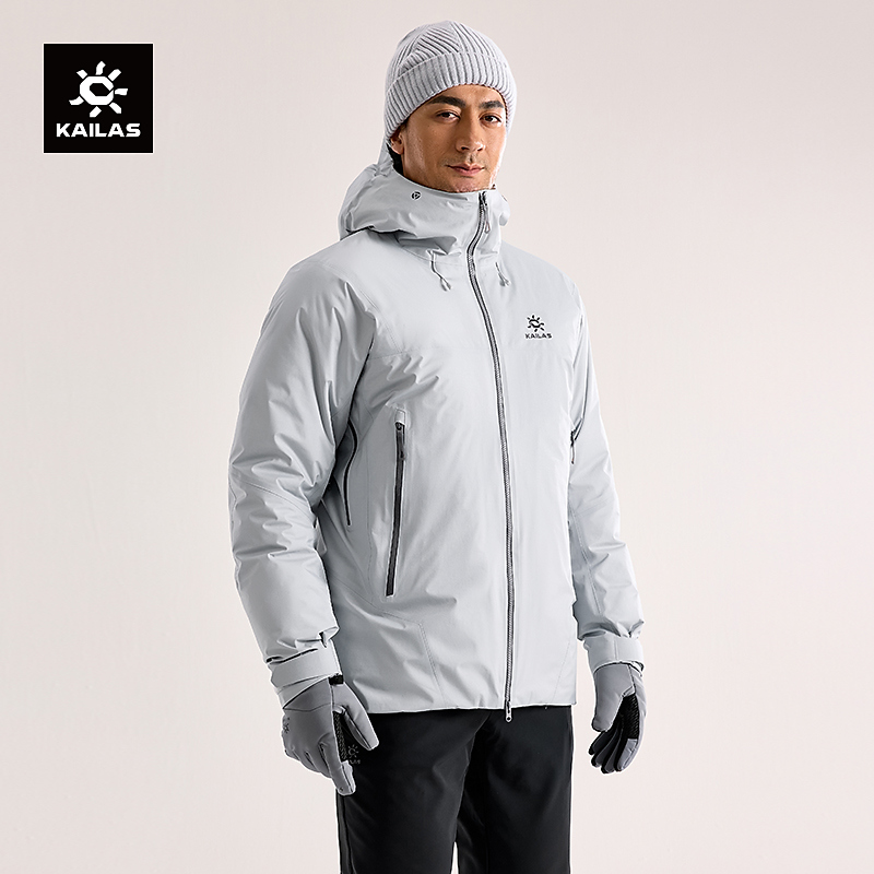 KAILAS凯乐石户外运动阿斯本男款硬壳羽绒服700蓬鹅绒滑雪登山
