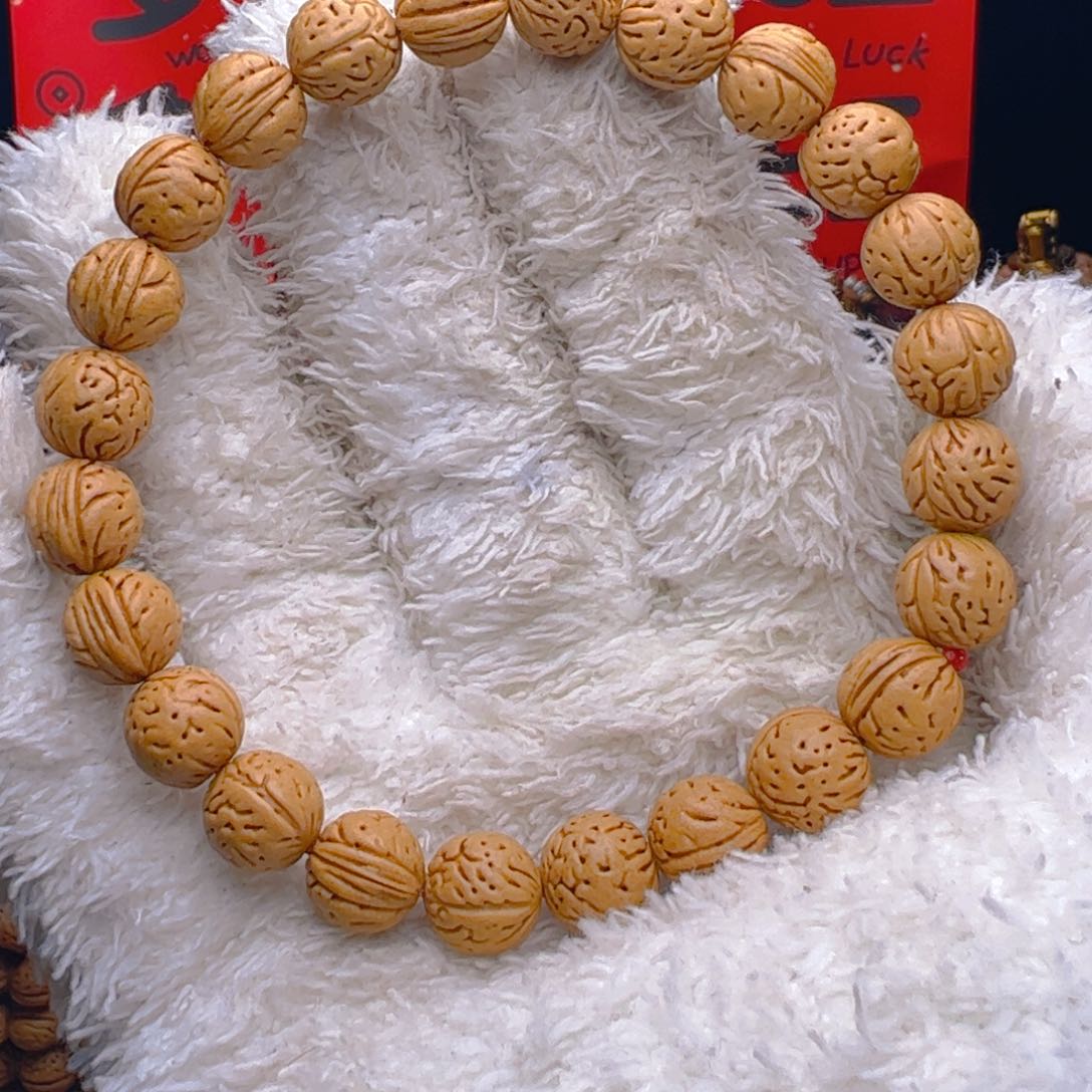 桃核手串1.0野生无修肌肉小金豆