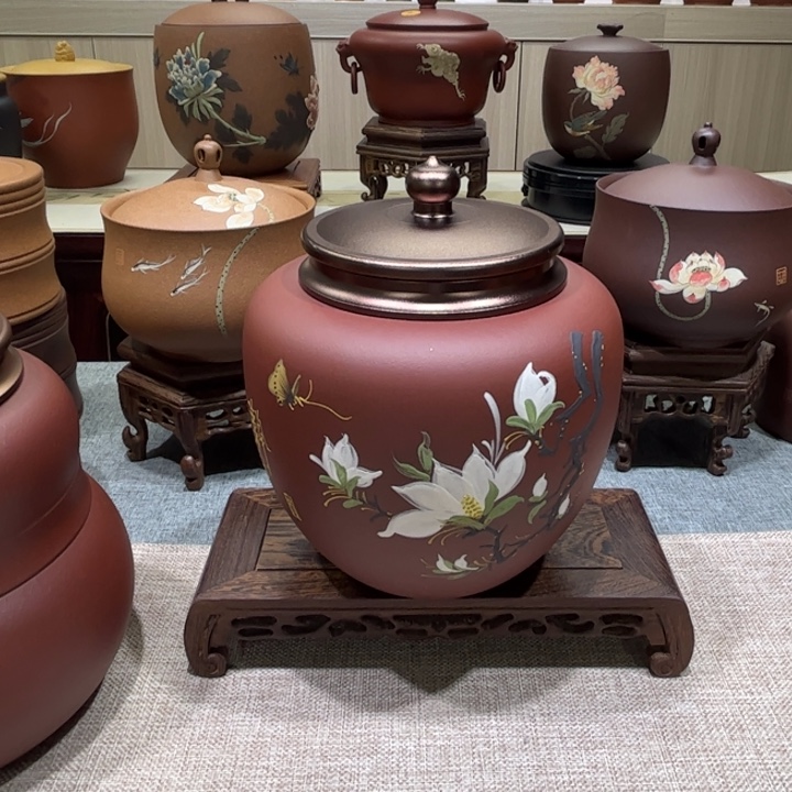 紫砂茶叶罐精品紫砂茶叶罐