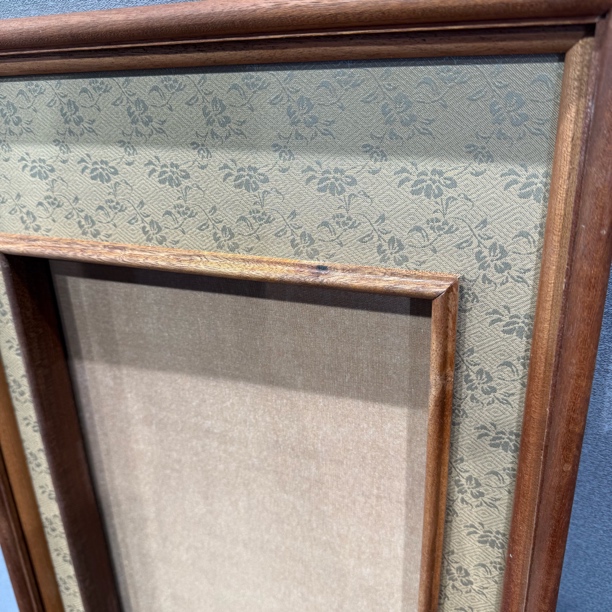 65x33暗香疏影锦 乌檀实木榫卯框中框【内框46x24】【内凹3公分】