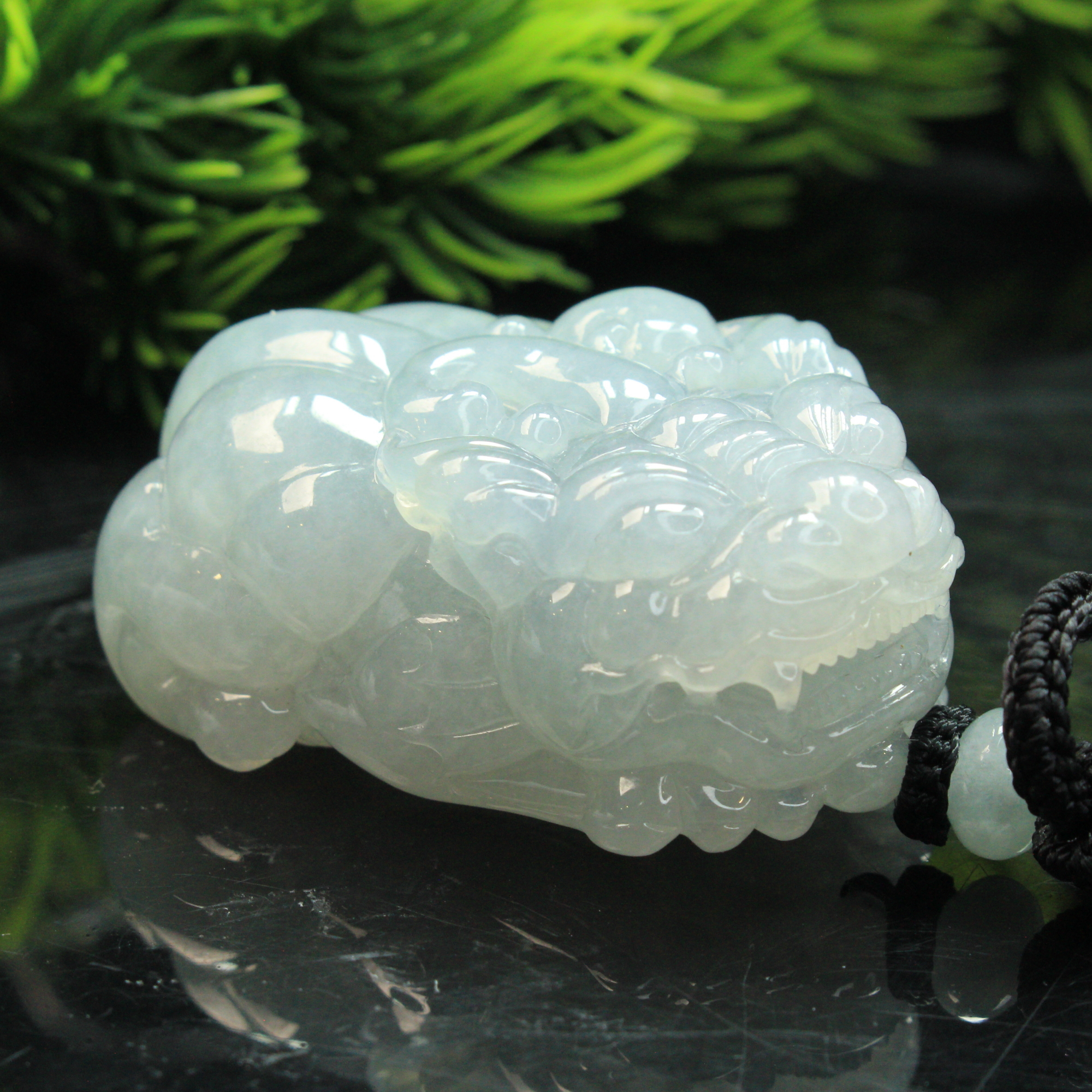 ZB6天然缅甸翡翠A货貔貅吊坠/701390嘉禾臻宝拍卖