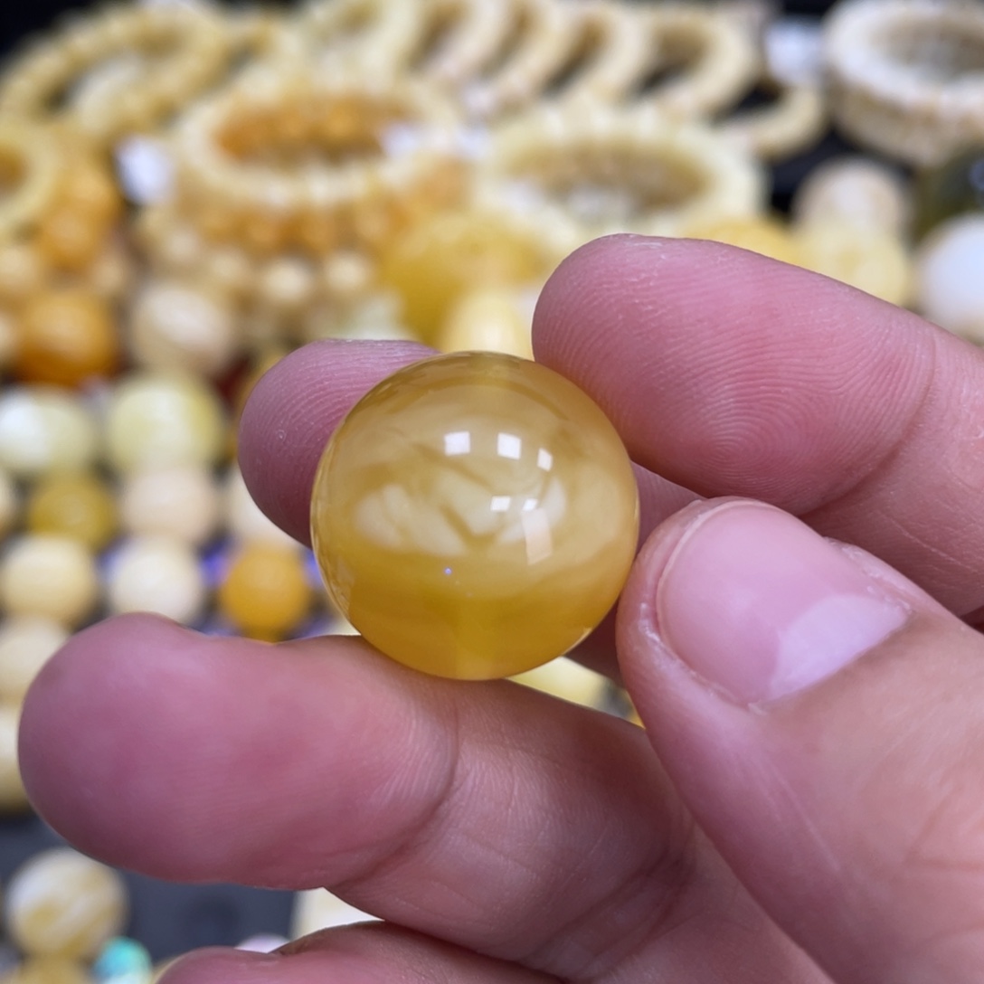 裸石蜜蜡未镶嵌18.9mm福利款