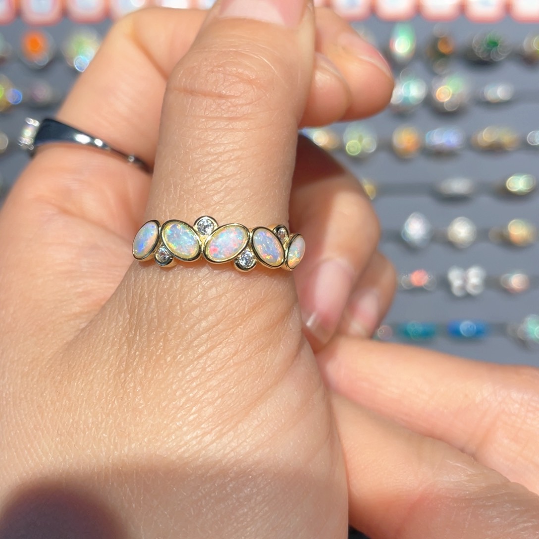 欧泊欧泊戒指银S925镶嵌