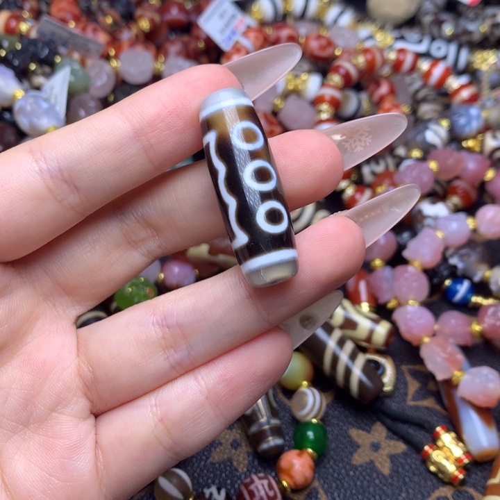 玛瑙/玉髓未镶嵌发一条