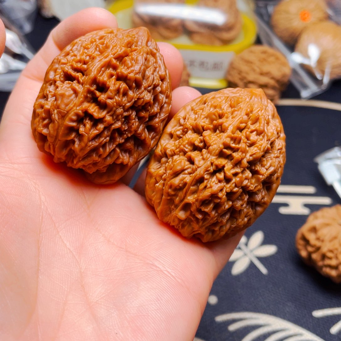 吊坠文玩核桃色差蒜头