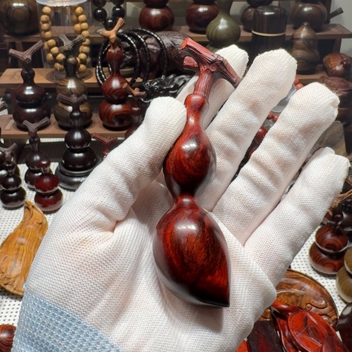 钓***者木印度小叶紫檀檀香紫檀葫芦