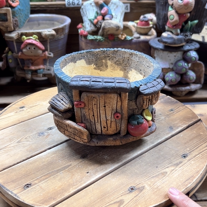 嘻哈多肉花盆百搭