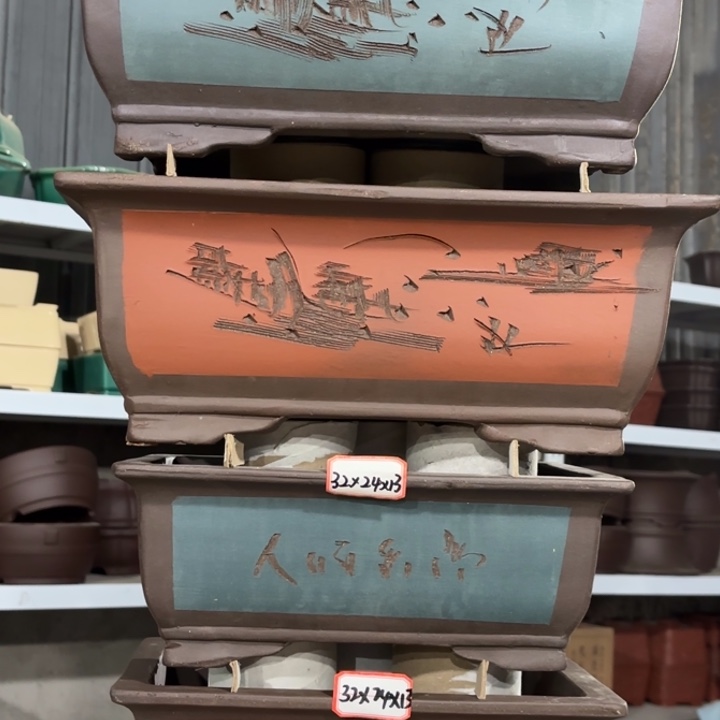 紫砂花盆             128-4