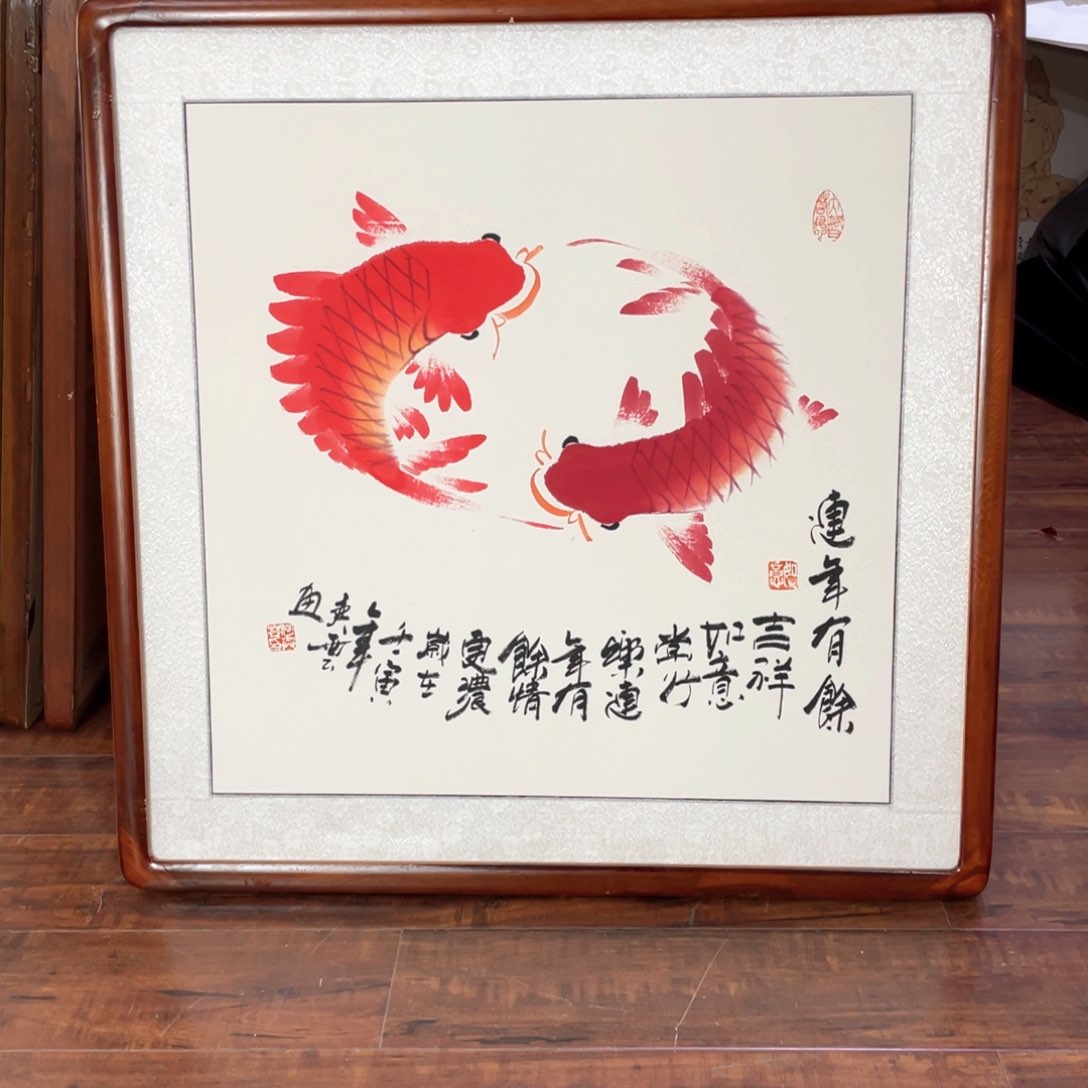 国画带框尺寸63*63厘米