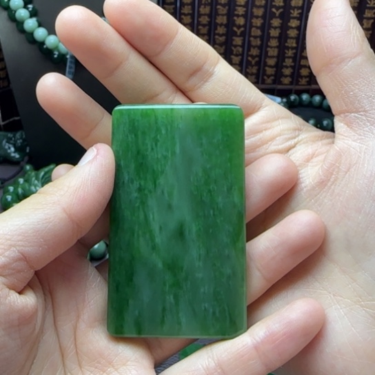 和田玉（碧玉）吊坠未镶嵌