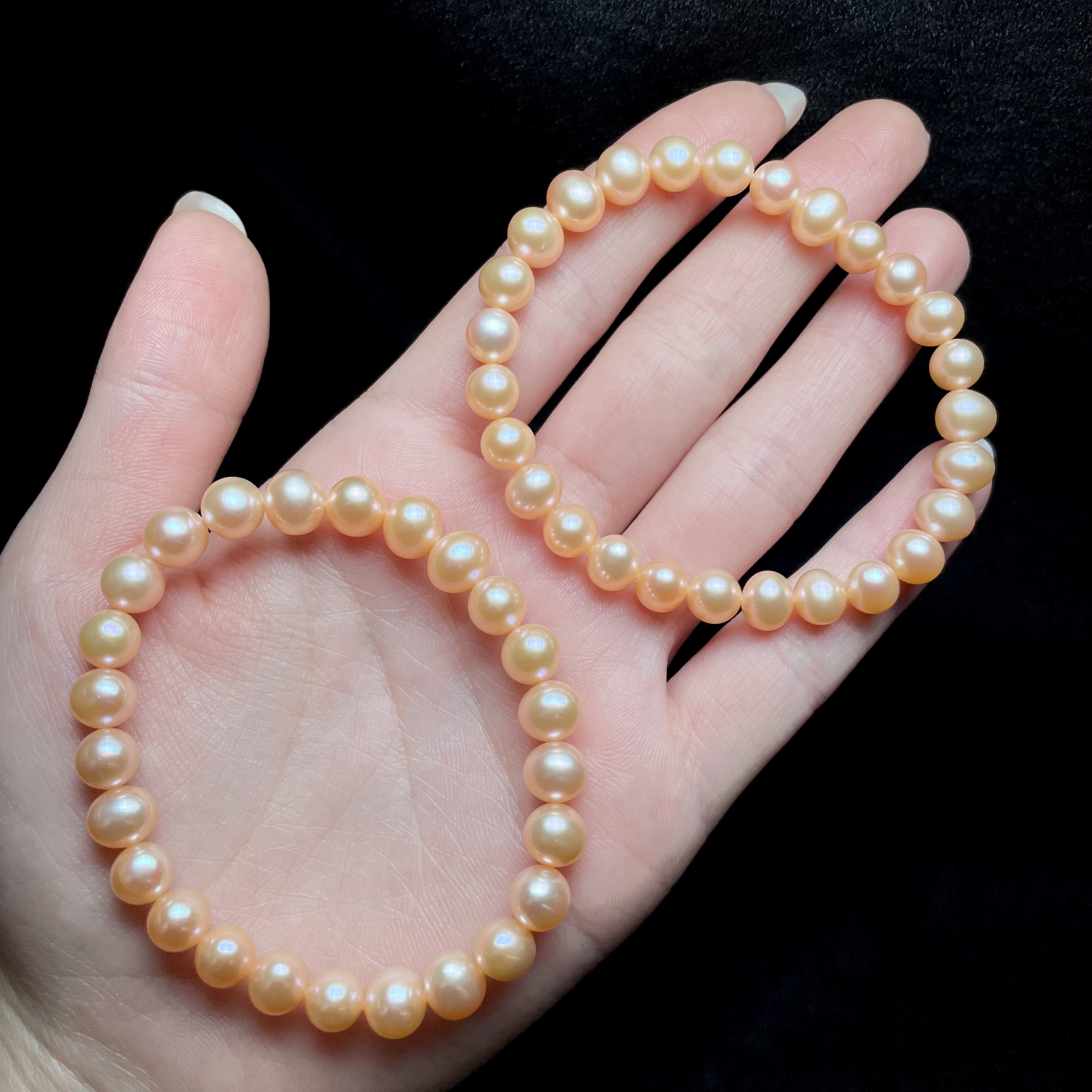 【云上好物】11 DS69621-淡水珍珠单圈手串—多样性发一件-6mm（JG）