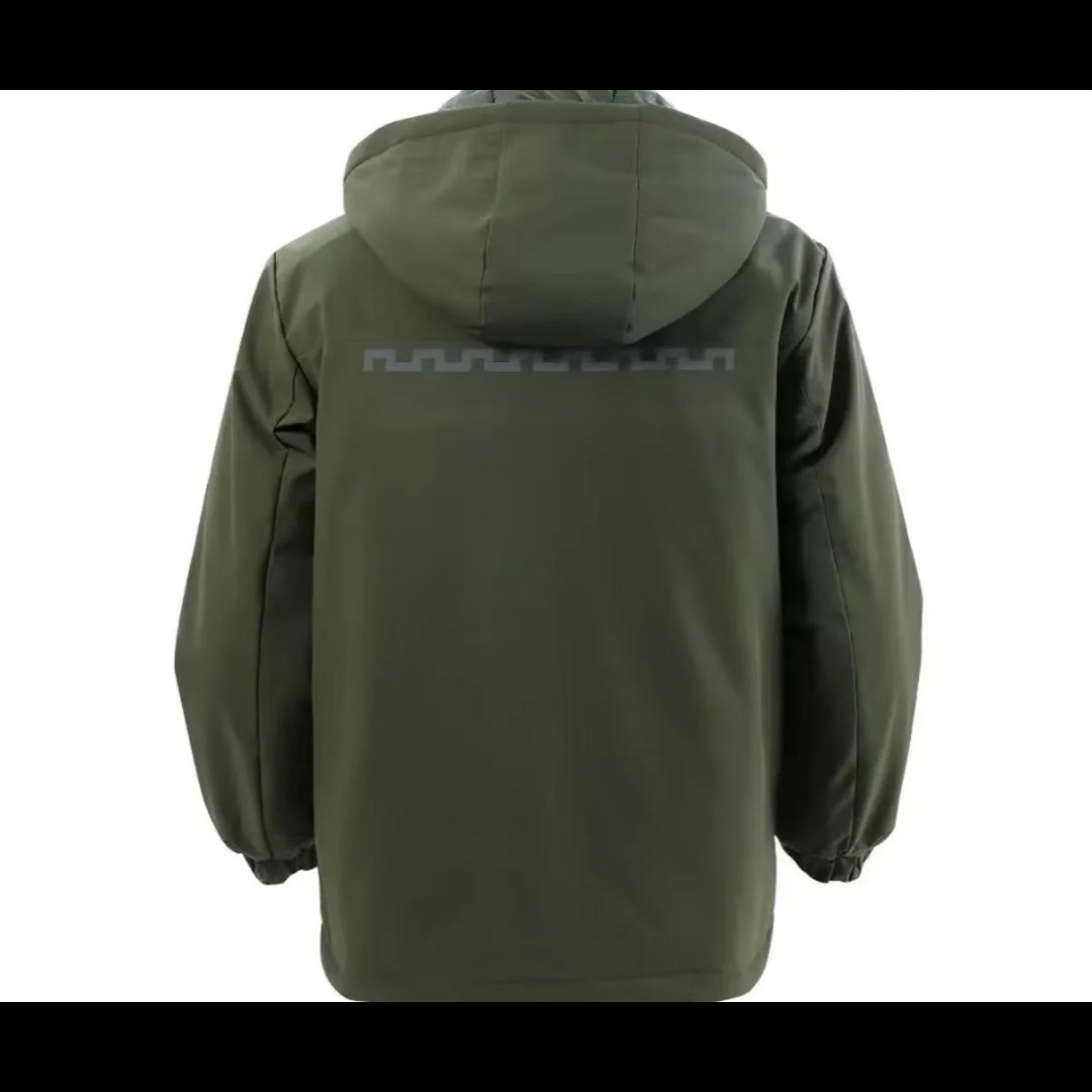 25秋冬新款石墨烯三防棉服帽子可拆卸防风防雨防寒防刮蹭保暖棉衣