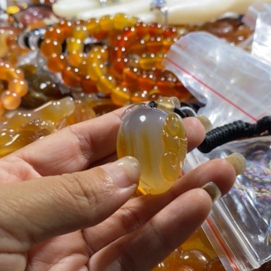 未镶嵌玛瑙吊坠玛瑙/玉髓