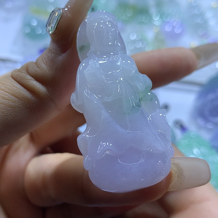 翡翠未镶嵌颈饰天然翡翠A货吊坠