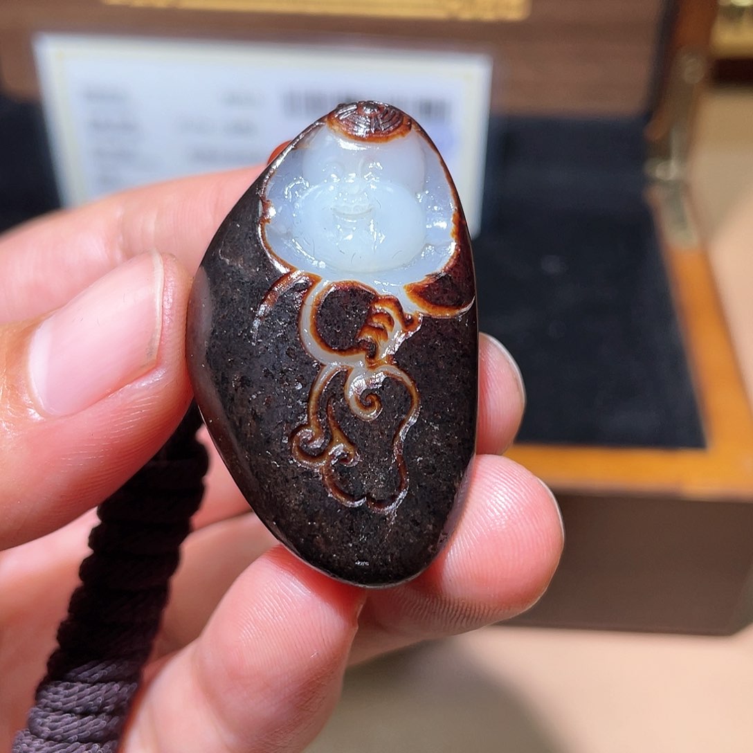 和田玉颈饰未镶嵌A7