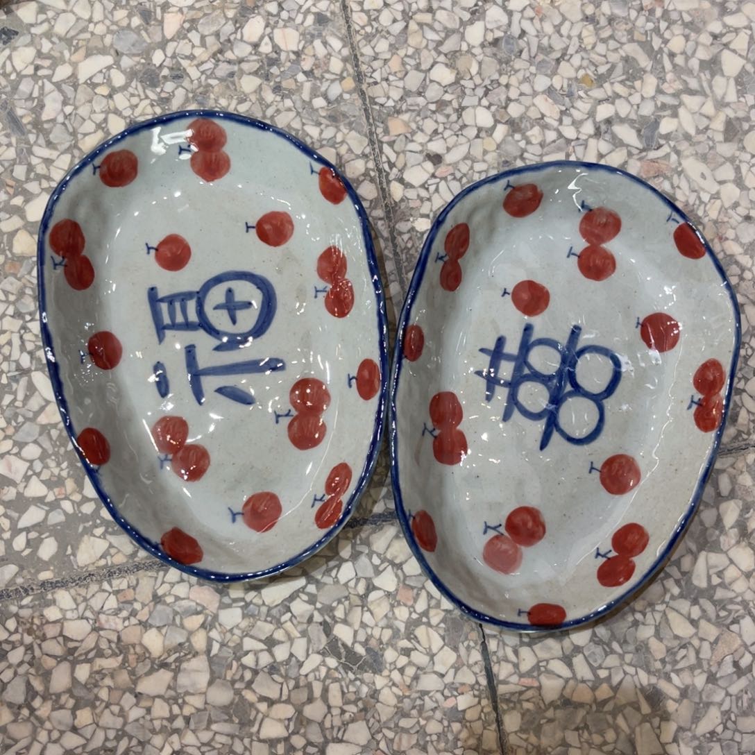 溪***语瓷片景德镇手工制作