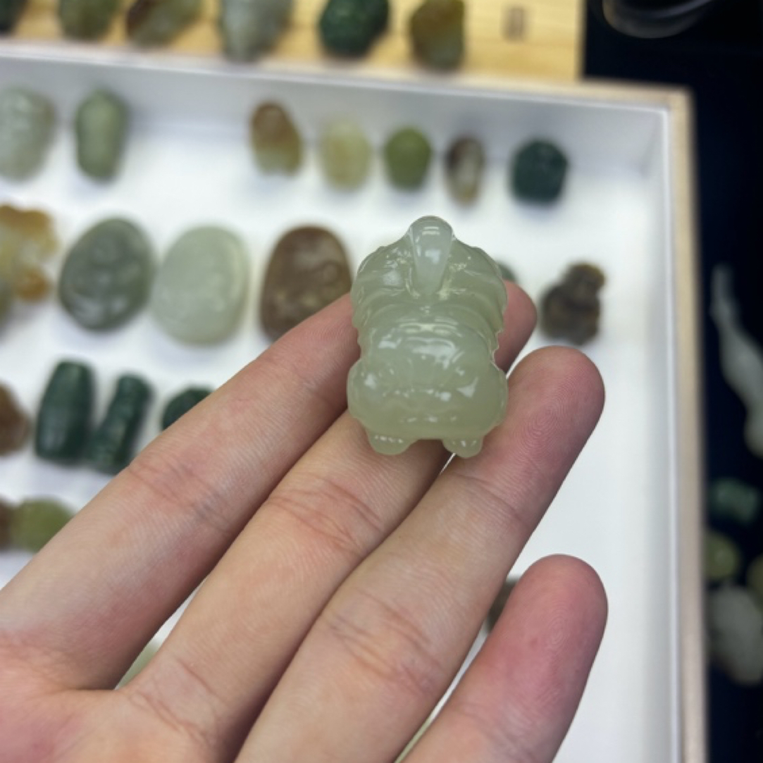 高冰晴水小老虎可爱精雕