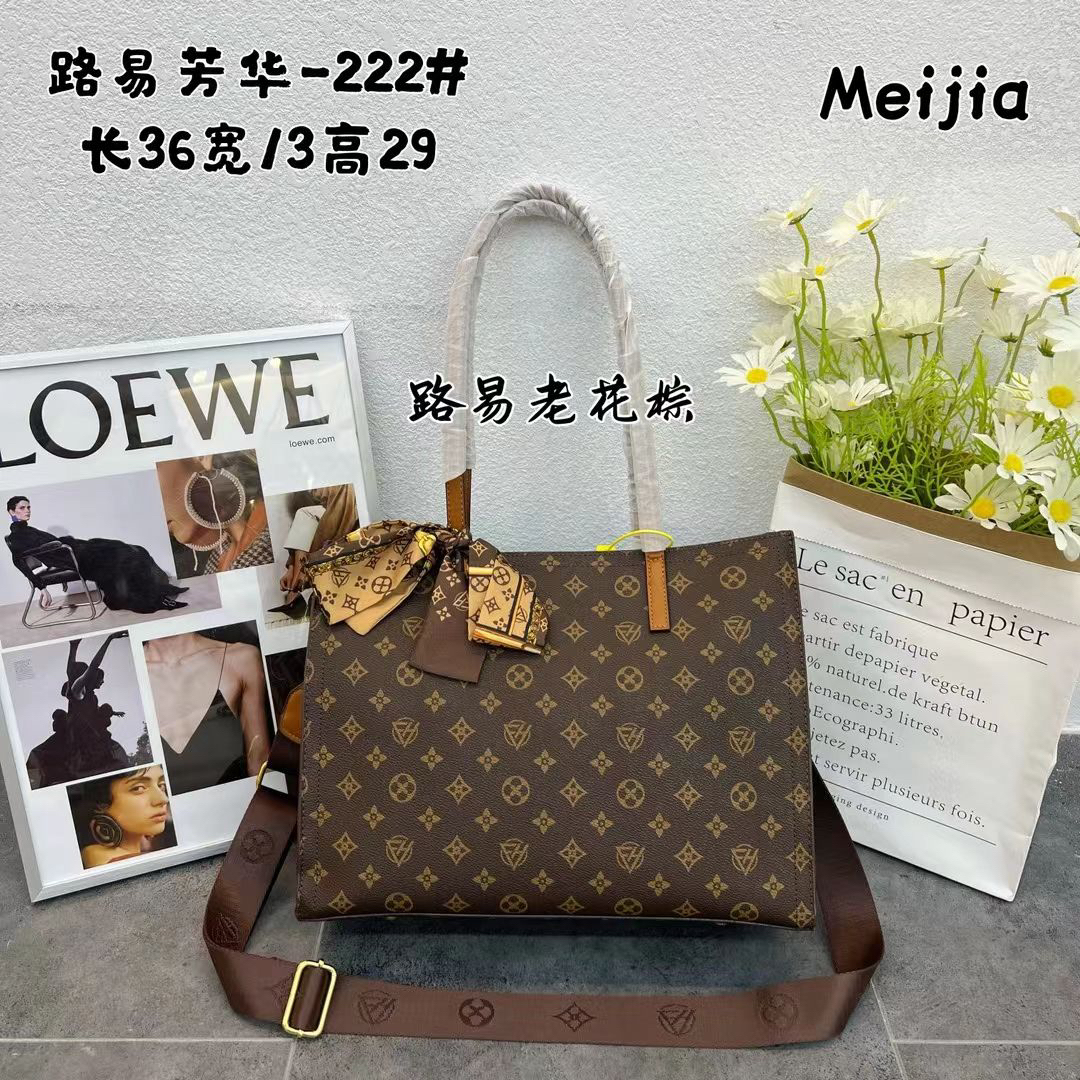 EK耐磨222证件位女士枕头包印花托特包纯色休闲耐脏单肩包气质