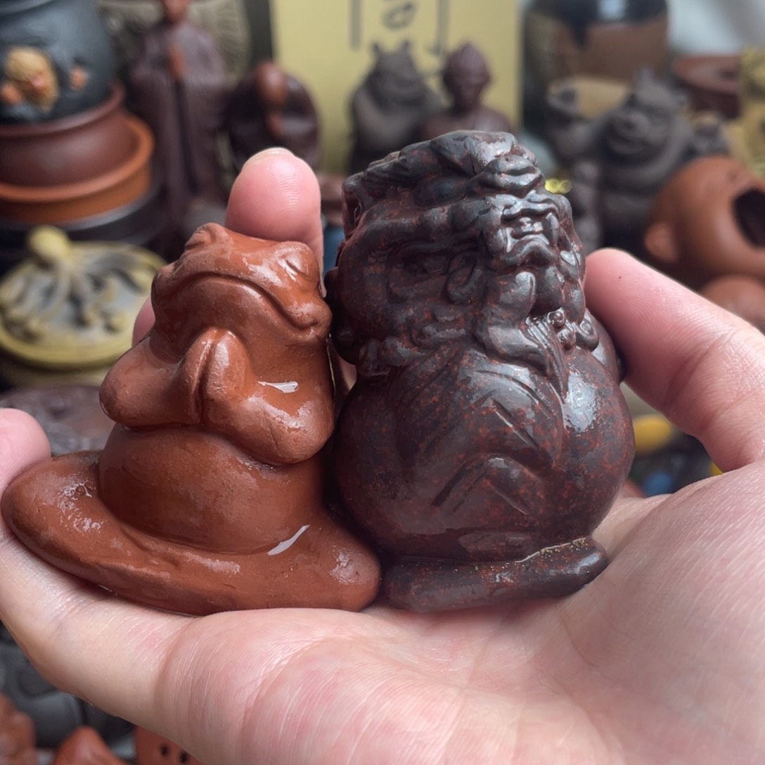 紫砂茶宠紫砂瑕疵