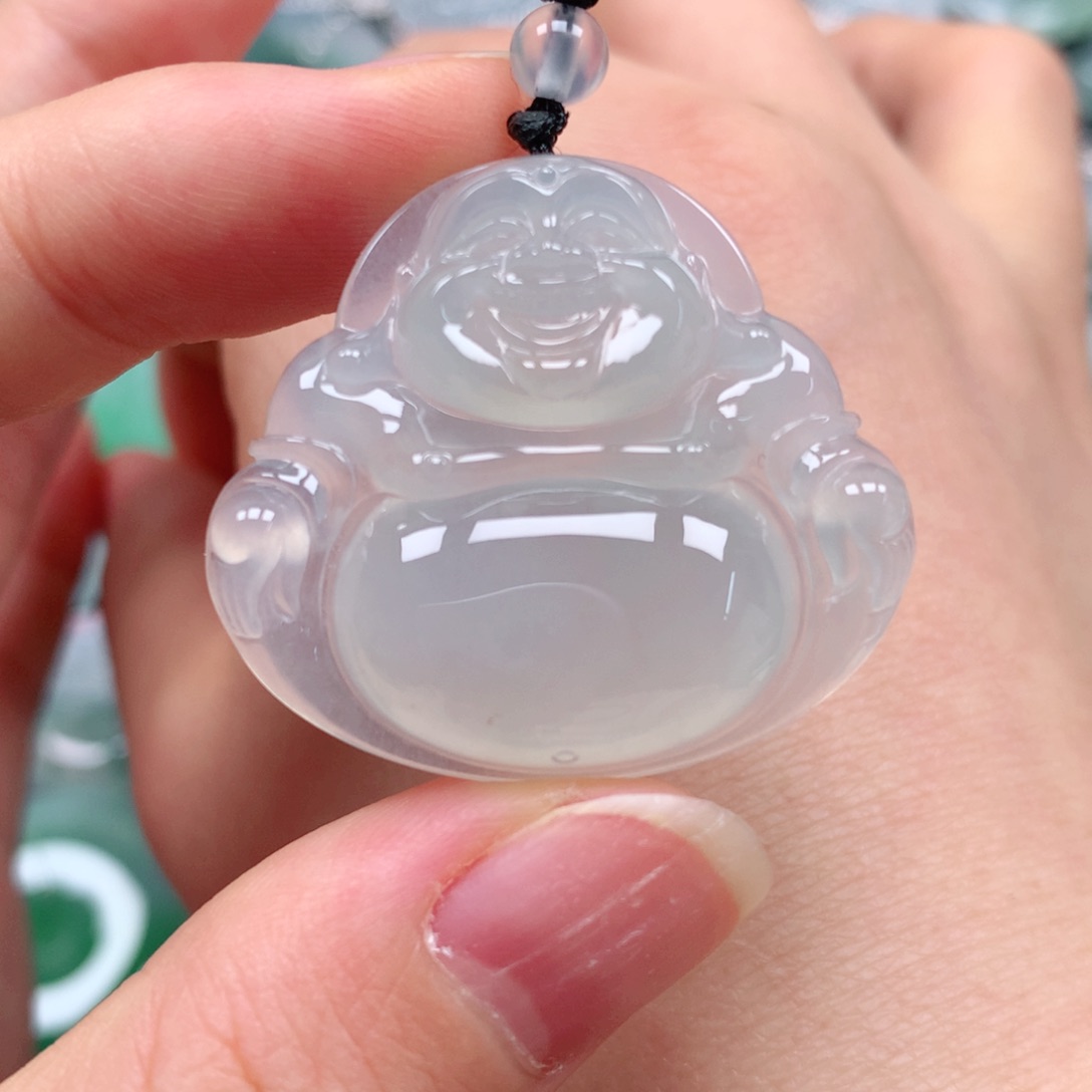 颈饰未镶嵌翡翠天然翡翠