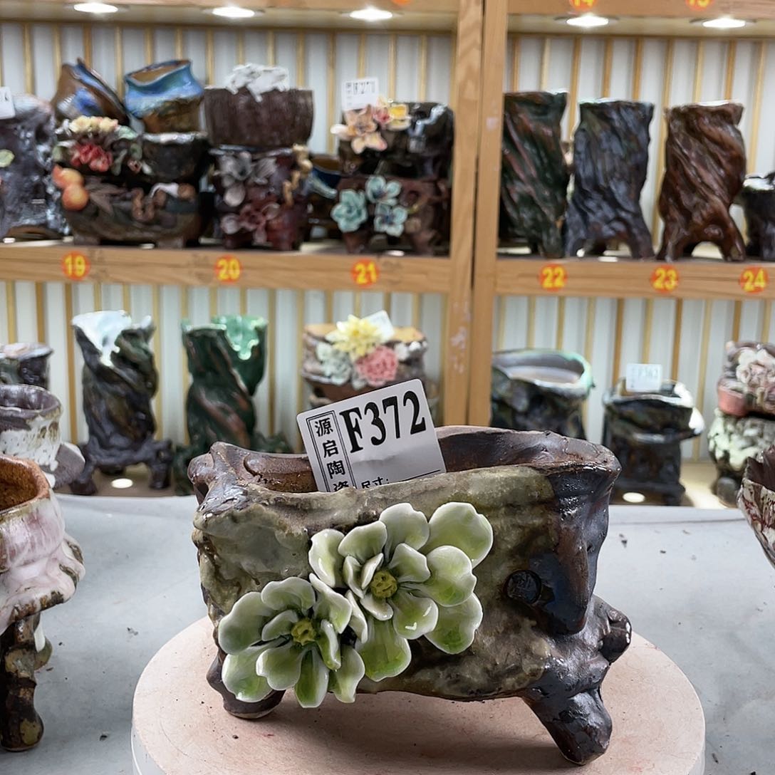 紫砂花盆手工制作默认微瑕372