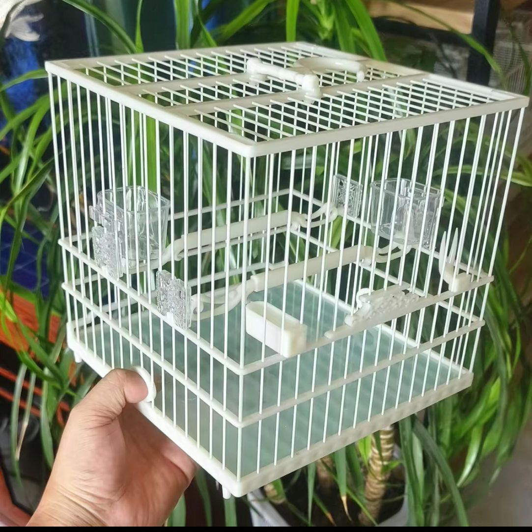 强盛亮笼更轻一款溜鸟专用笼侧面带手扣方便溜鸟上面带钩子方便挂