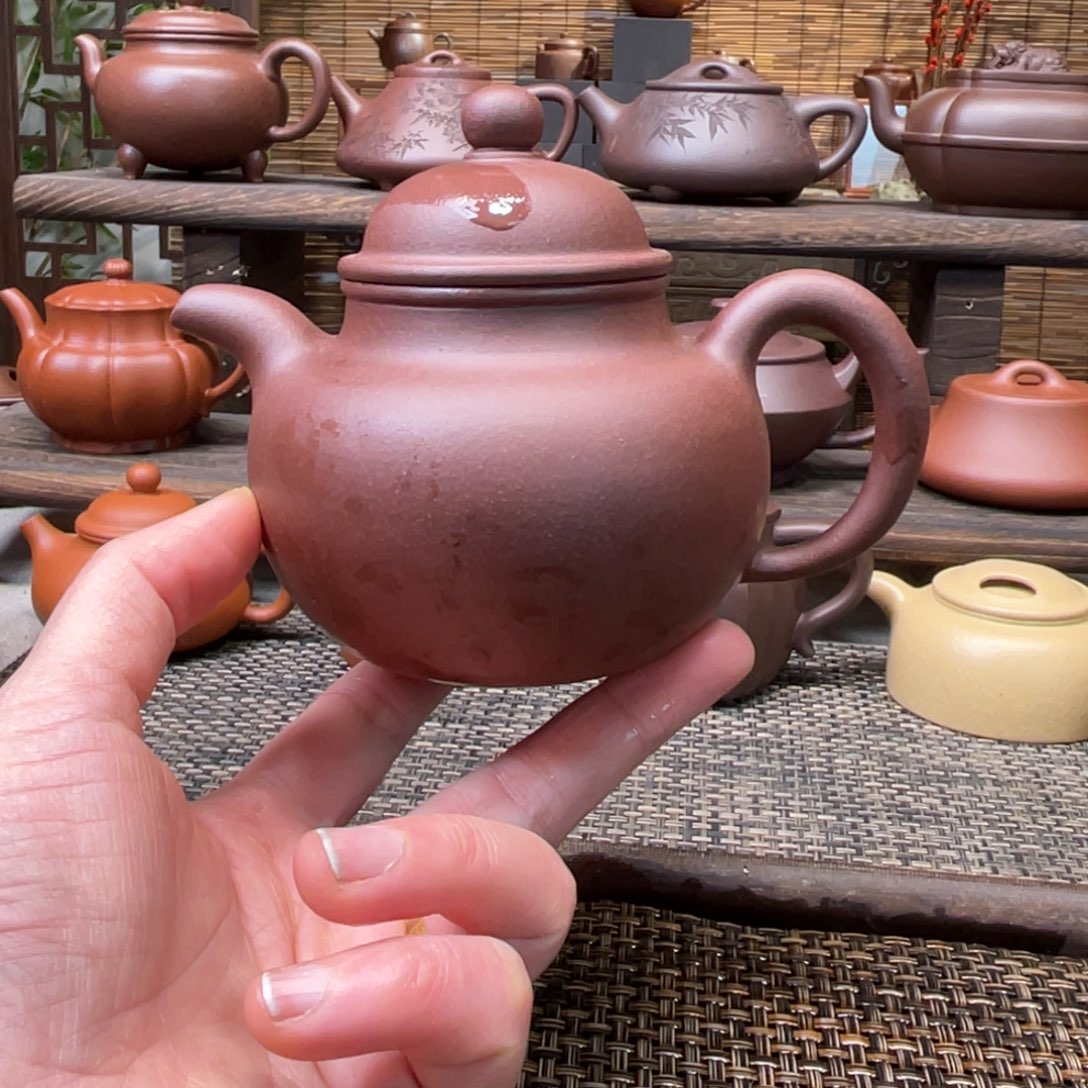 紫砂茶壶宜兴原矿紫砂手工制全250