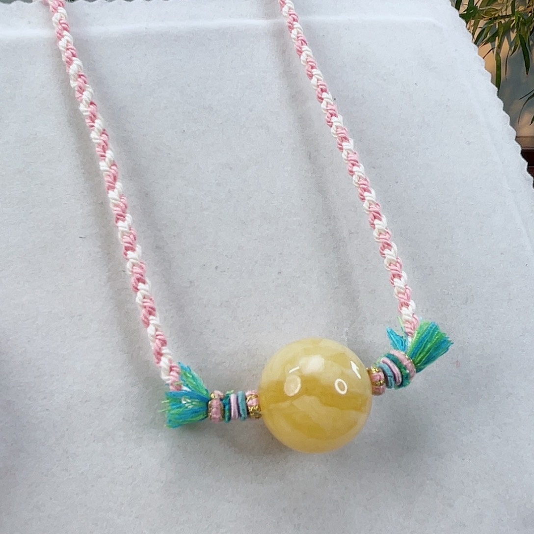 蜜蜡颈饰未镶嵌蜜蜡24.5