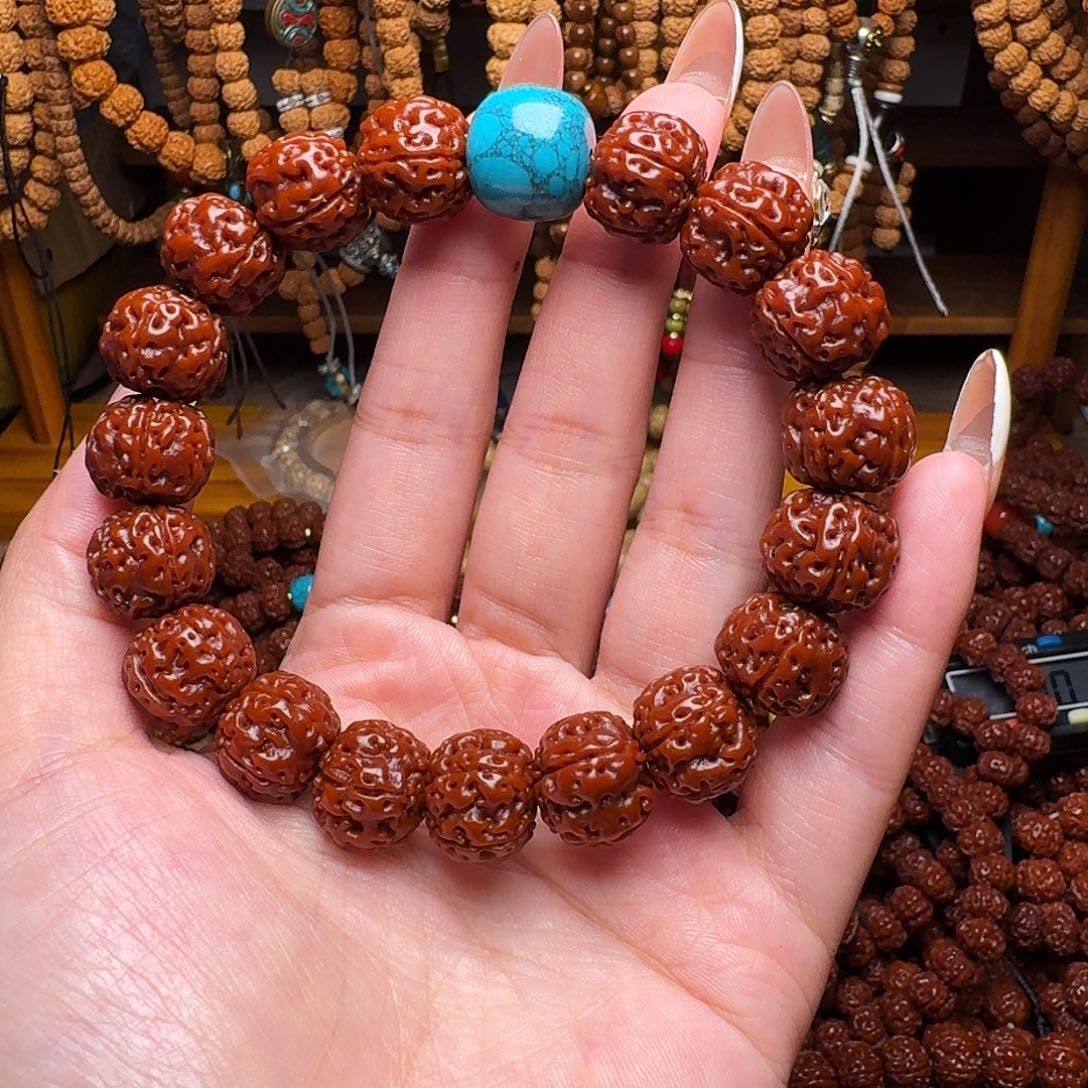 吊坠金刚菩提14mm单圈手串