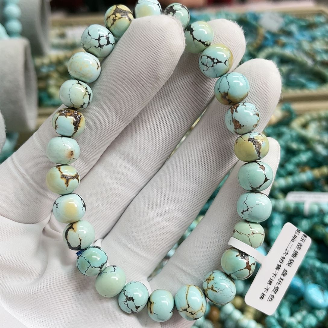 【闪购商品】绿松石珠宝奇石未镶嵌卡8