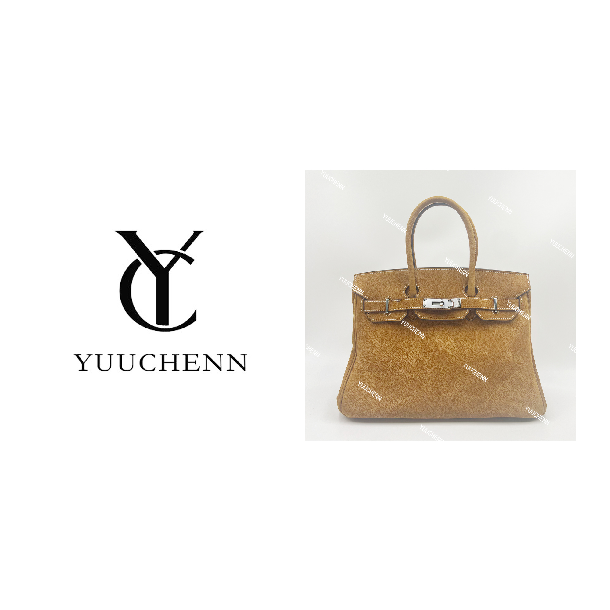YUUCHENN30cm原创设计高定真皮包 HH3081