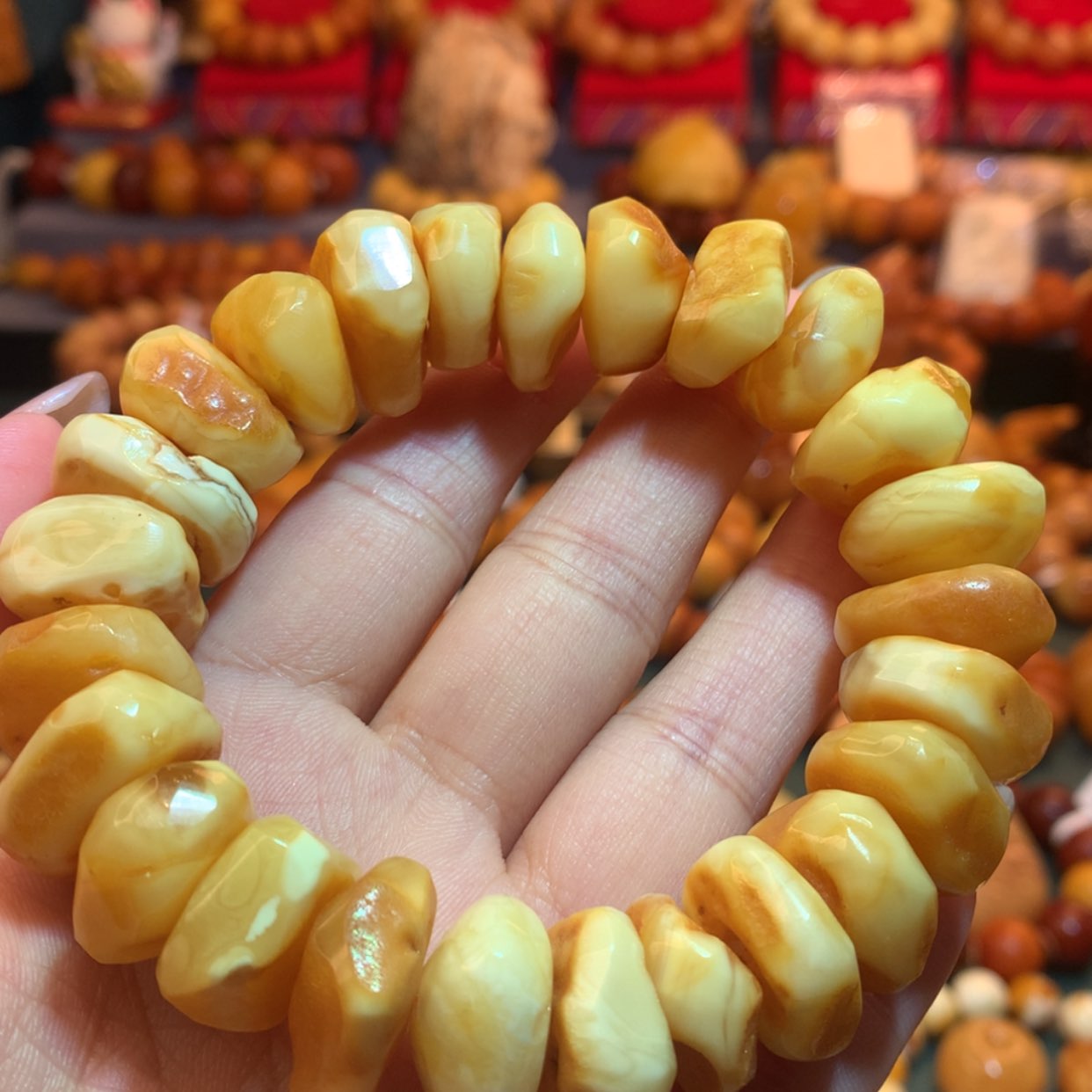 【闪购商品】蜜蜡手串未镶嵌蜜蜡手串