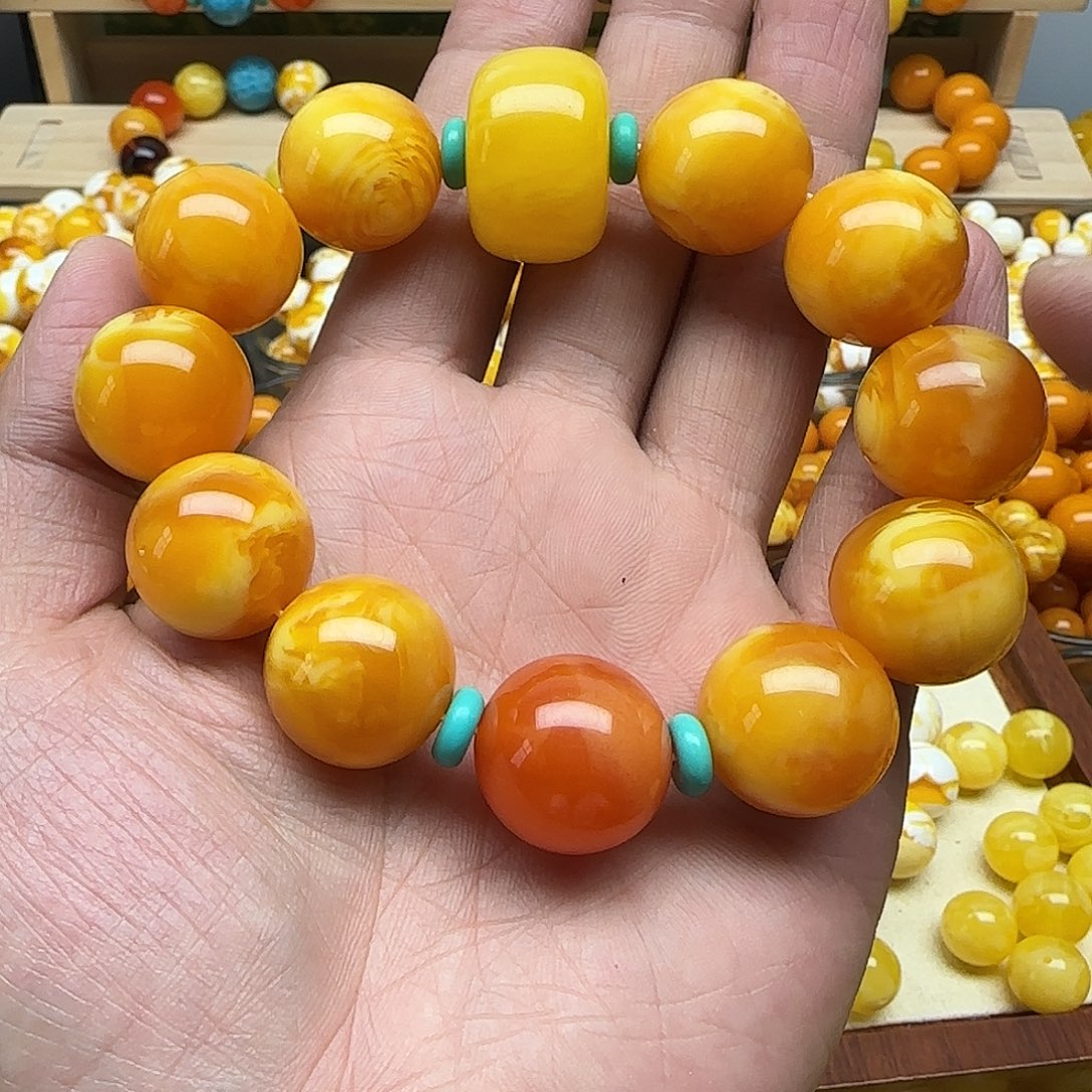 @****无非金属精品老蜡色素串搭配一条
