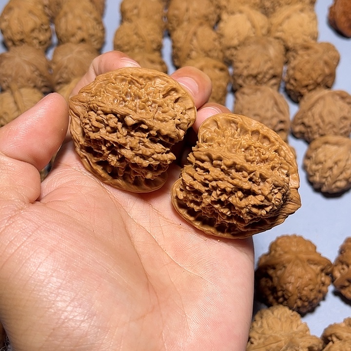 文玩核桃把件44原生态无药满天星