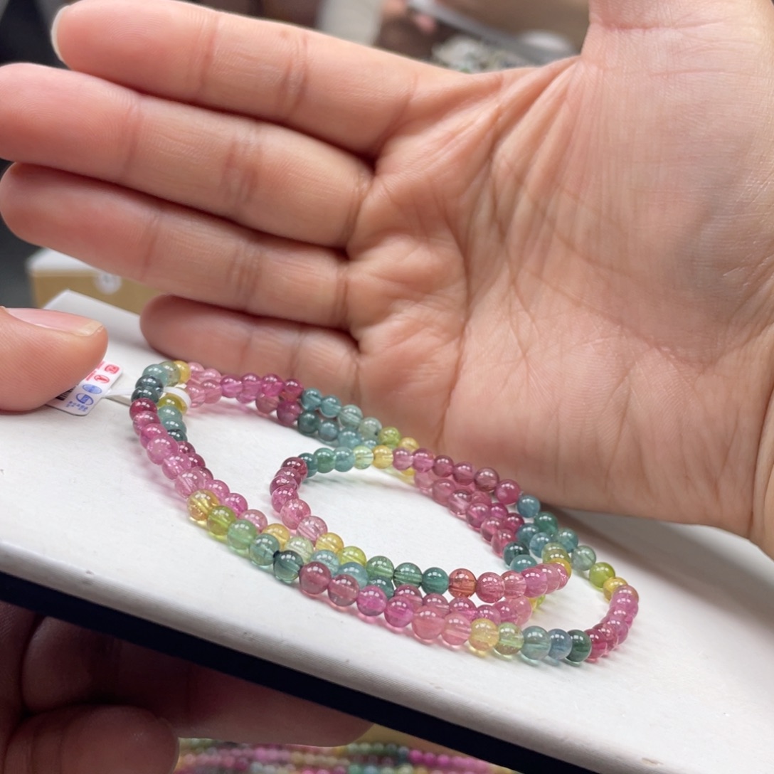 碧玺手串未镶嵌4.3mmmmmmmmmmmmmmmmmm