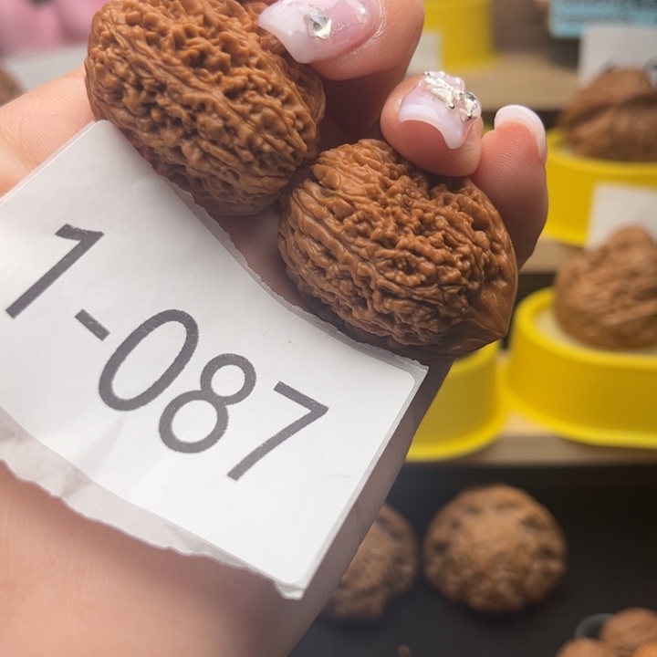 把件文玩核桃30蒜头1087