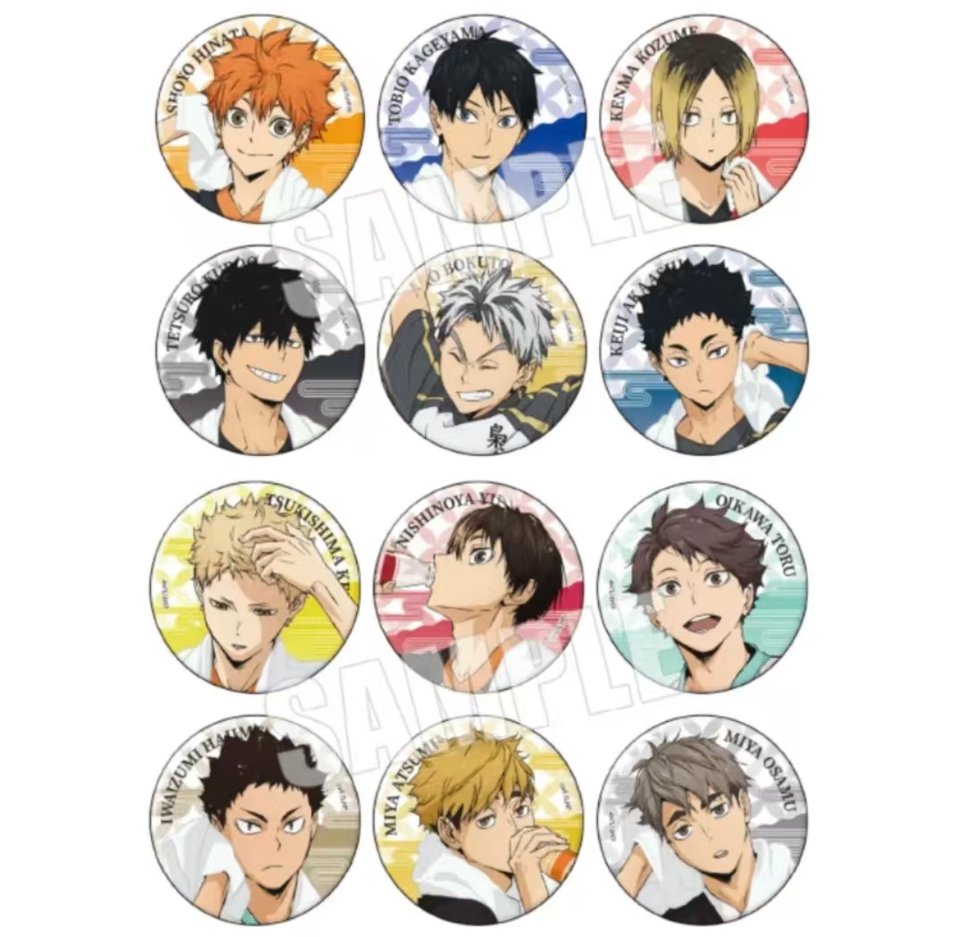 《红豆尼》排球少年 极乐汤吧唧 拍立得盲盒 默认代拆