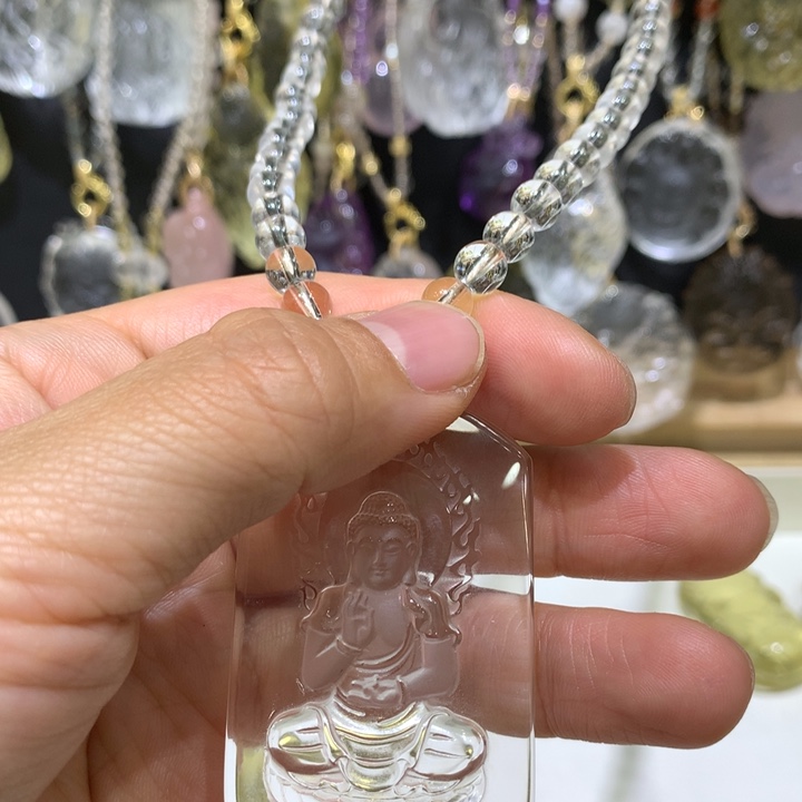 水晶颈饰未镶嵌用****6天然