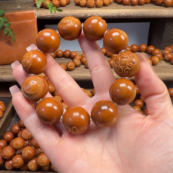 国***强橄榄核吊坠2.0➕八卦