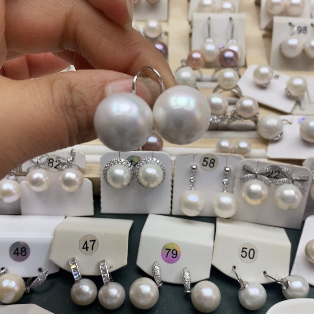 泰***麻淡水珍珠颈饰银S925镶嵌