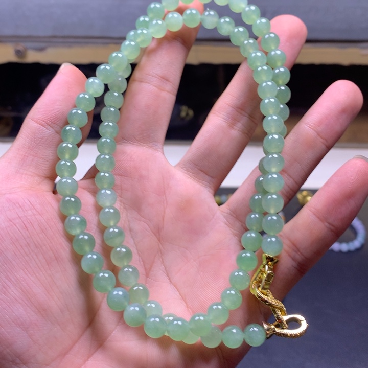 定制翡翠未镶嵌缅甸翡翠a货卡6.8